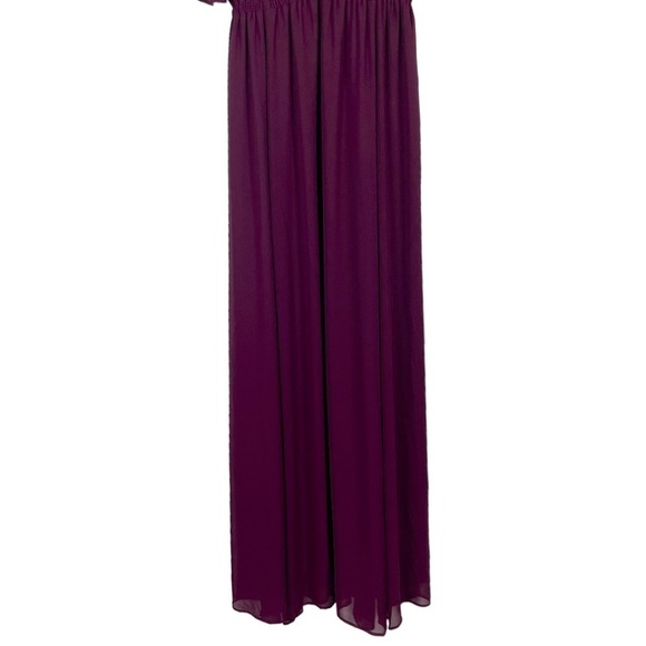 SHOW ME YOUR MUMU EMILY EMPIRE FLUTTER SLEEVE CHERRY RED MAXI BRIDESMAID DRESS - Picture 8 of 15
